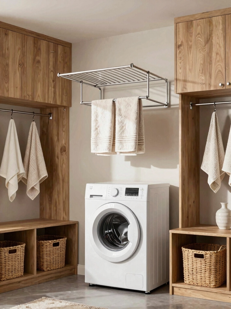 pull down drying rack solution