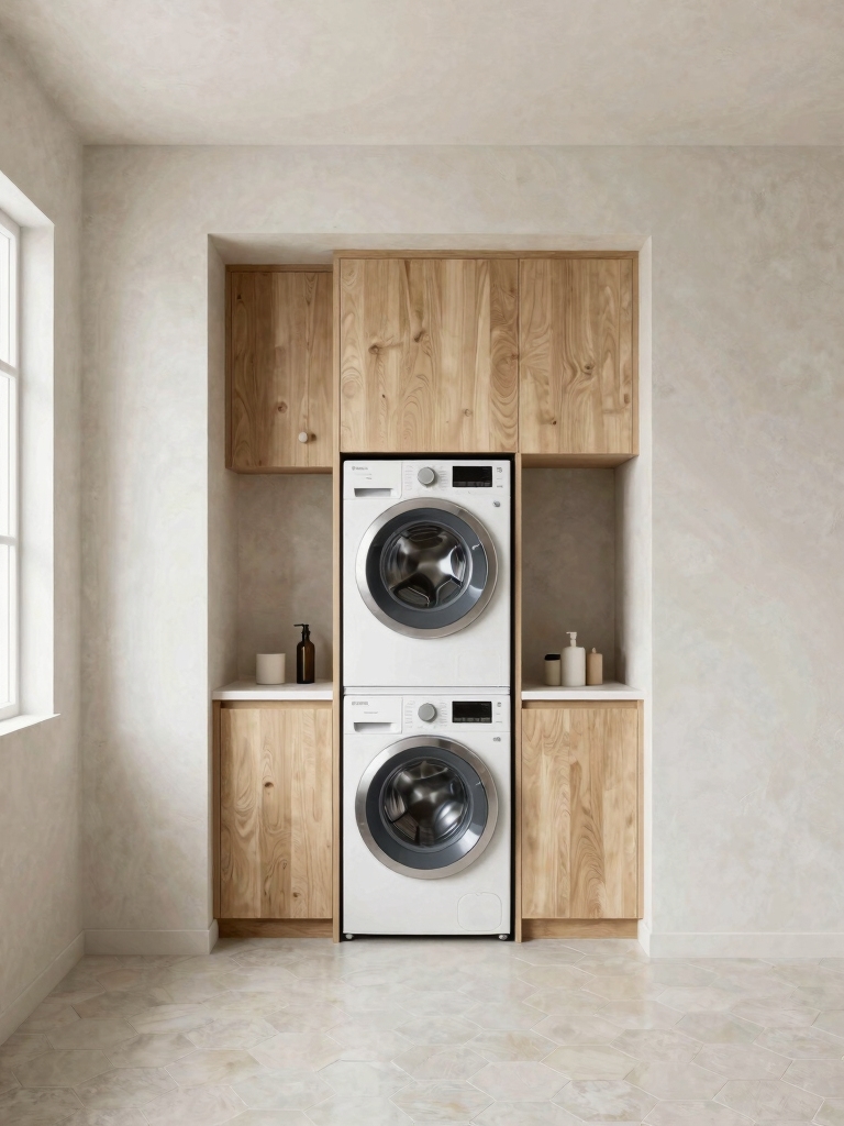 recessed niche for storage