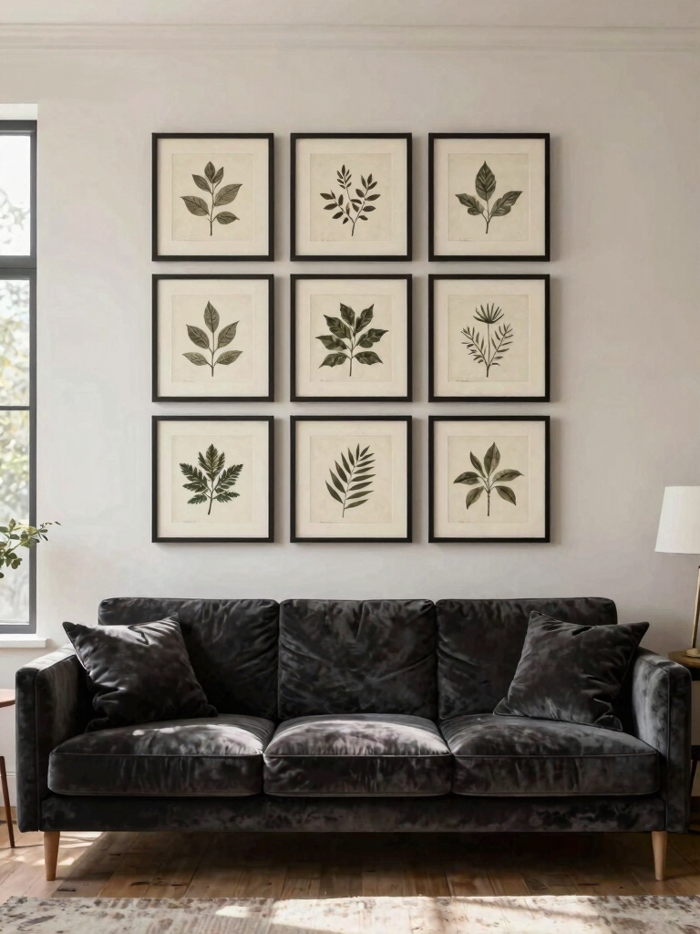 rhythmic grid with frames