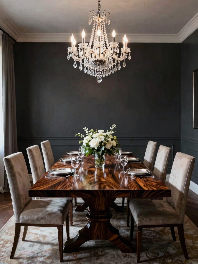 rich dark wood elegance