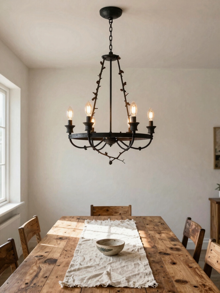 rustic farmhouse chandelier inspiration