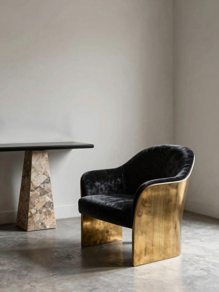 sculptural furniture bold silhouettes