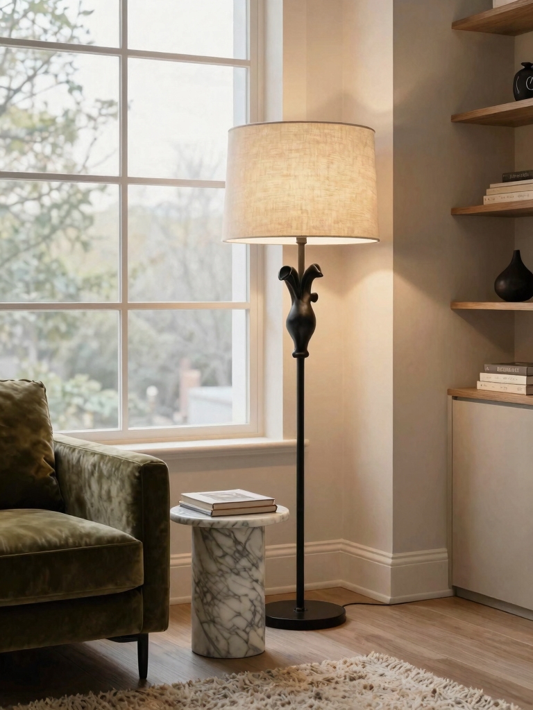 sculptural lamp for ambiance