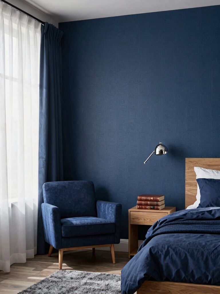 serene blue wall transformations