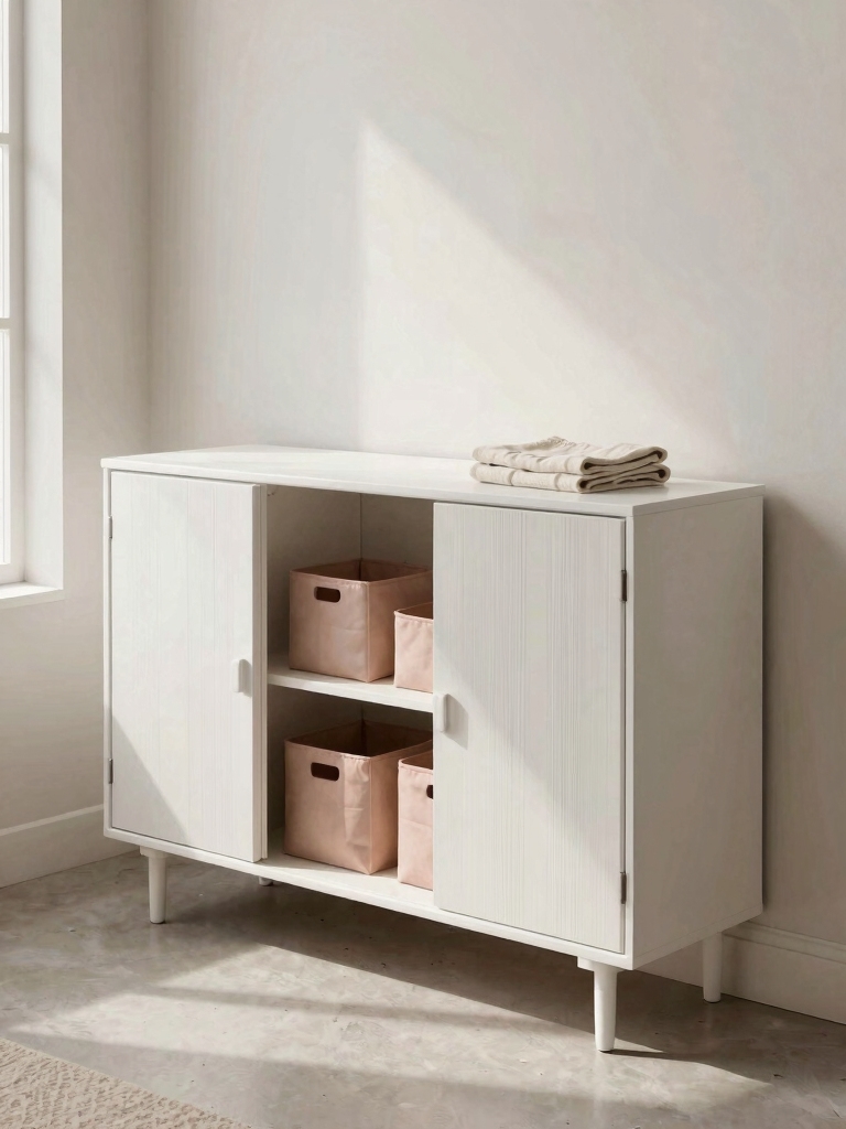 slim console for storage