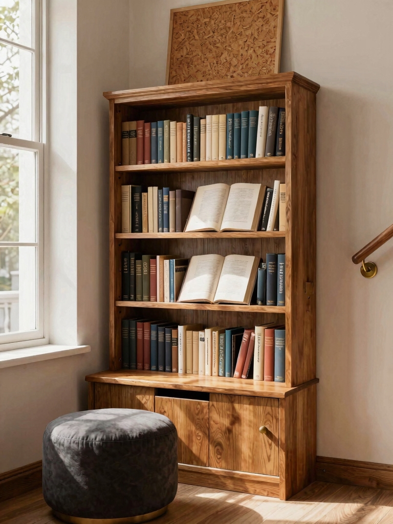 smart under stair book storage