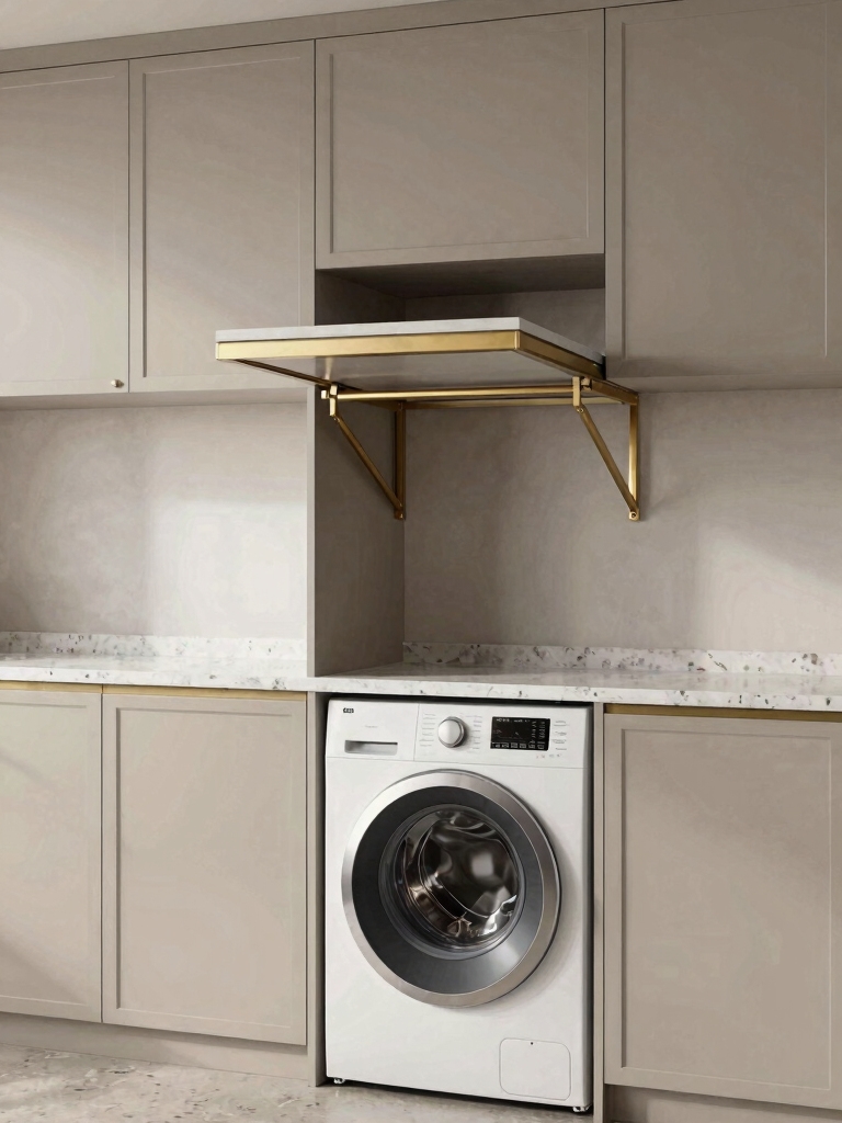 space saving folding station