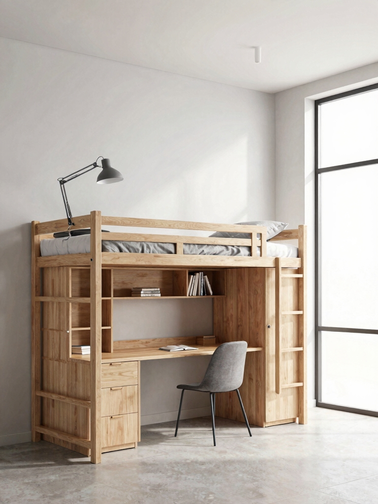 space saving loft bed designs