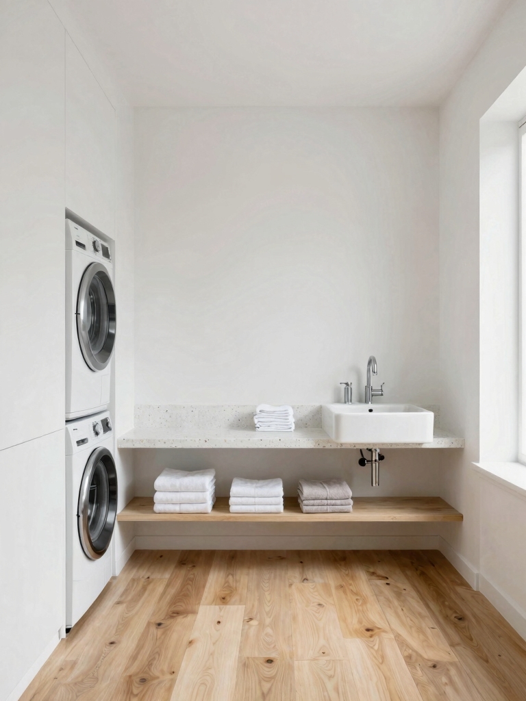 stack washer dryer efficiently