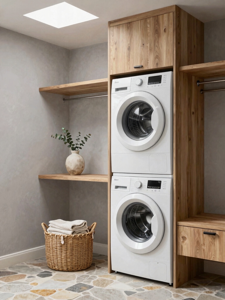 stacked washer dryer installation