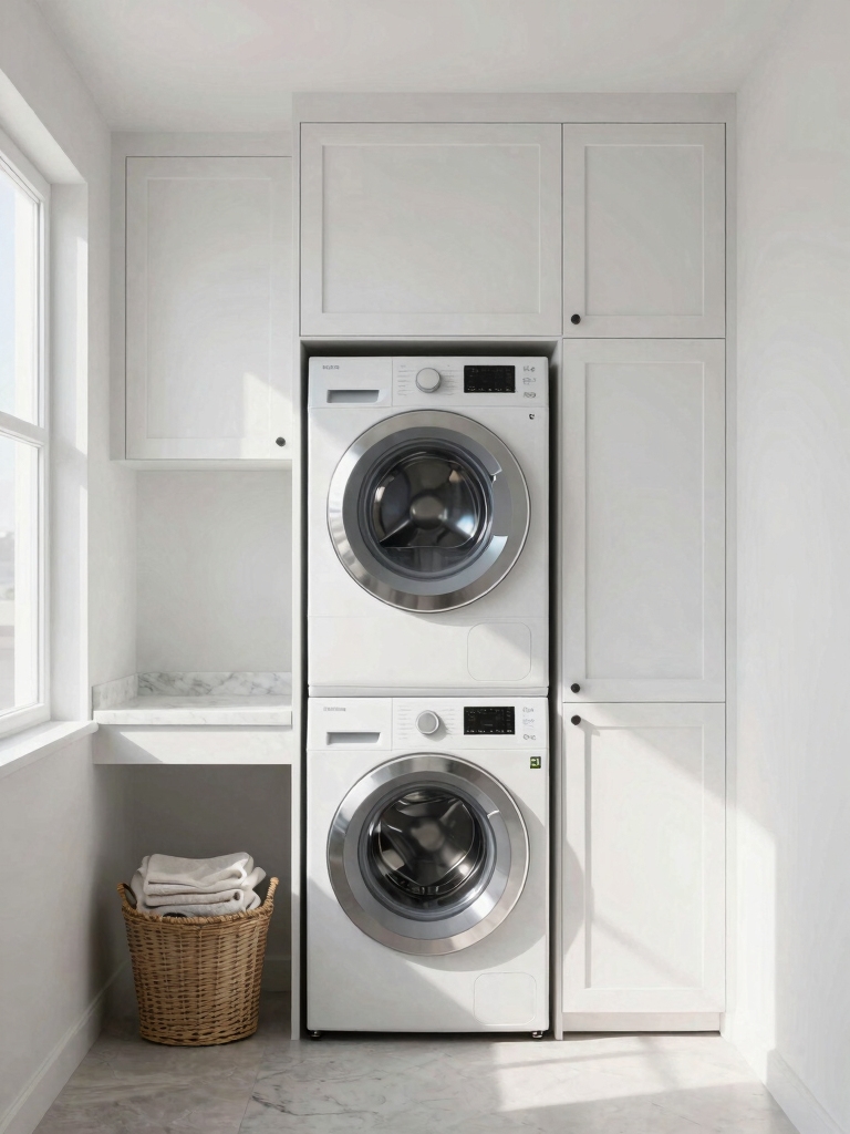 stacked washer dryer solution