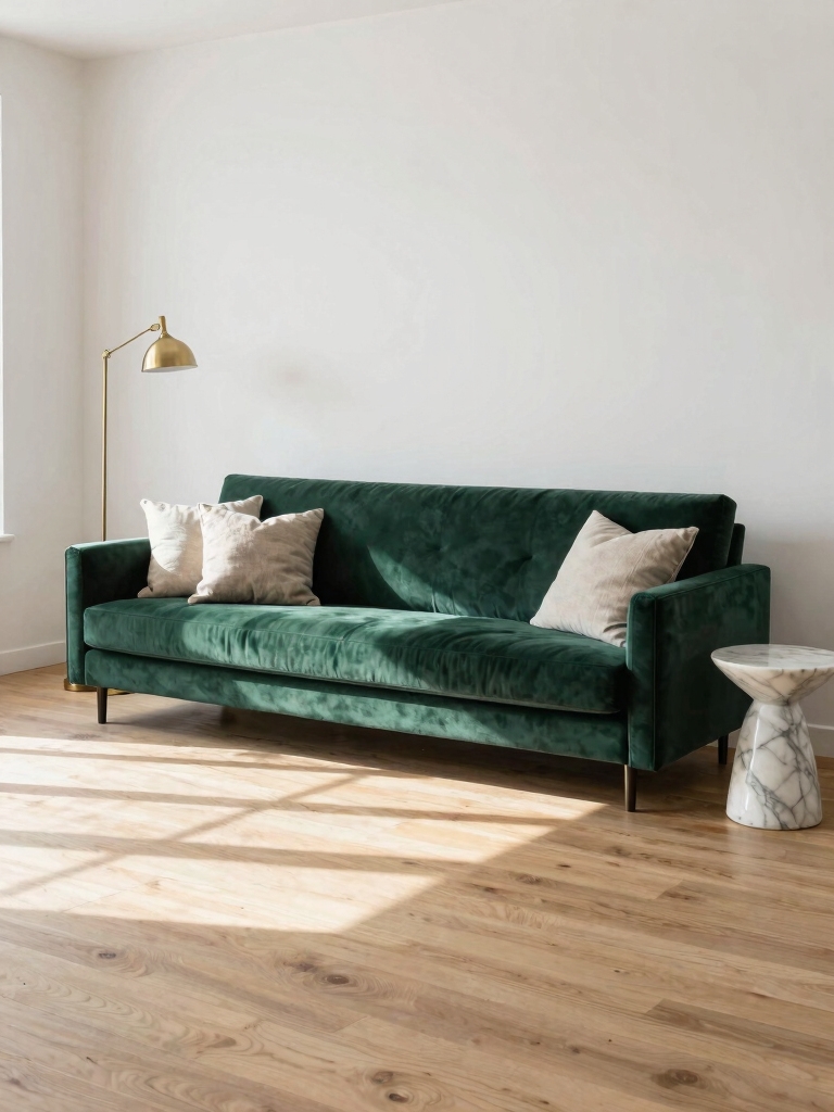 statement sofa defines space