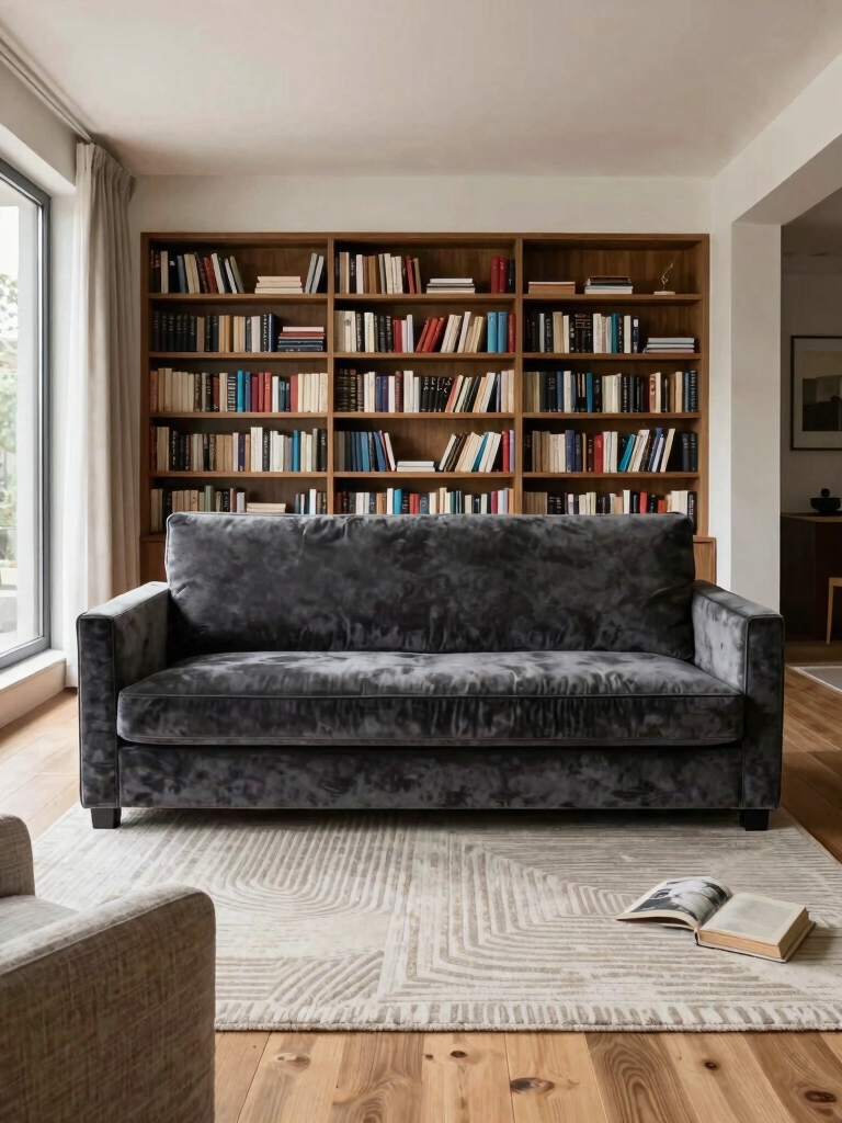 stylish backless sofa divider