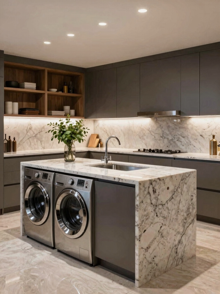 stylish basement laundry inspiration