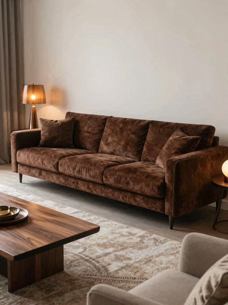stylish brown couch inspiration