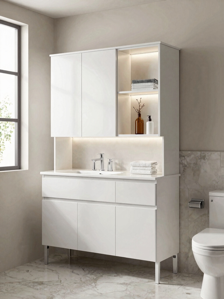 stylish vertical storage solution
