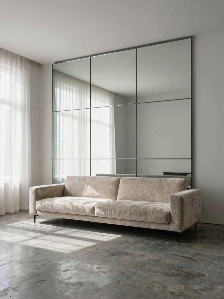 symmetrical mirror grid design