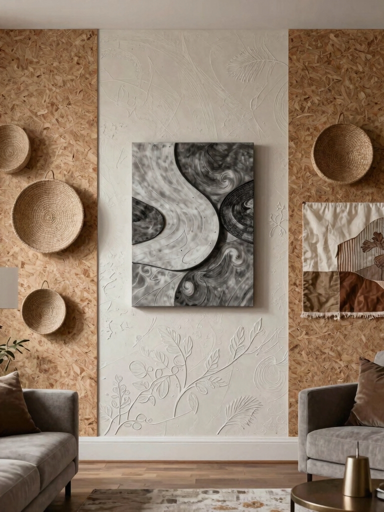 textured wall decor ideas