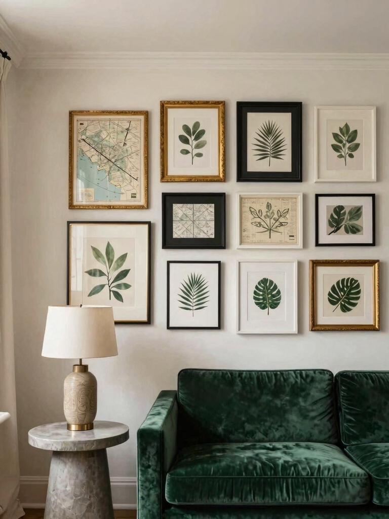 thrifted frames for gallery