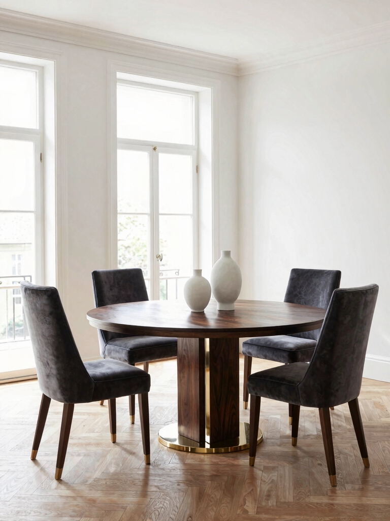 timeless pedestal table elegance