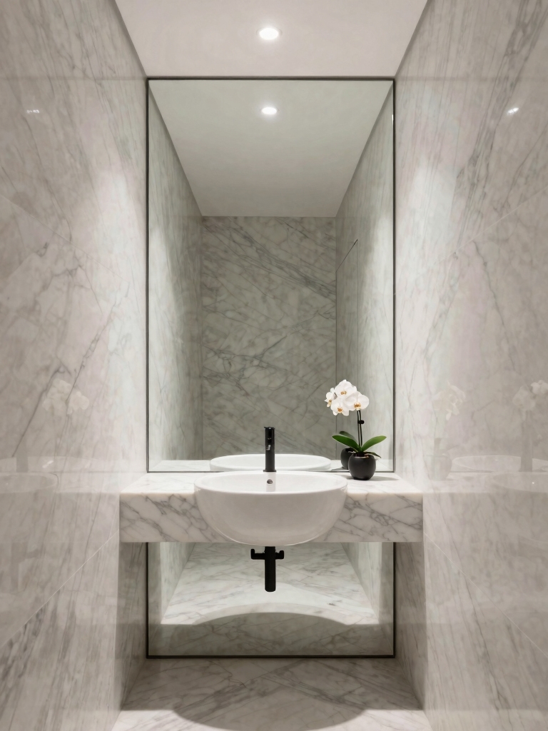vertically expansive mirror design