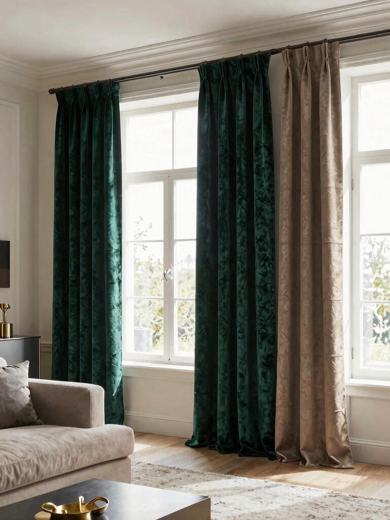vibrant colors textured fabrics