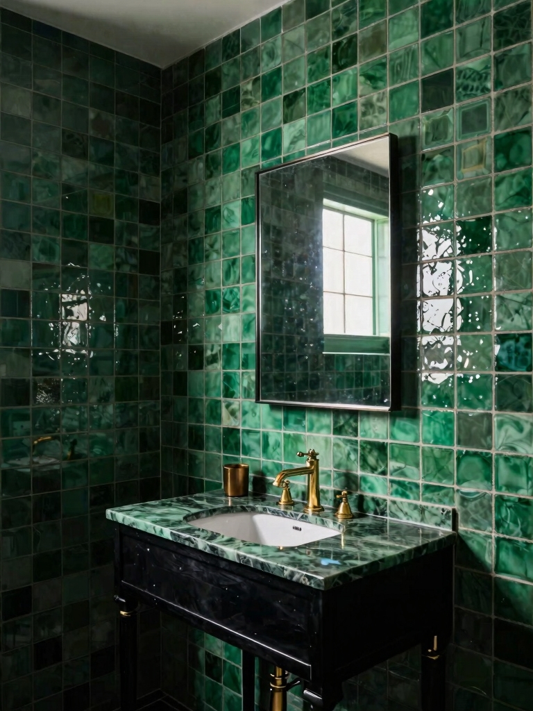 vibrant emerald green elegance