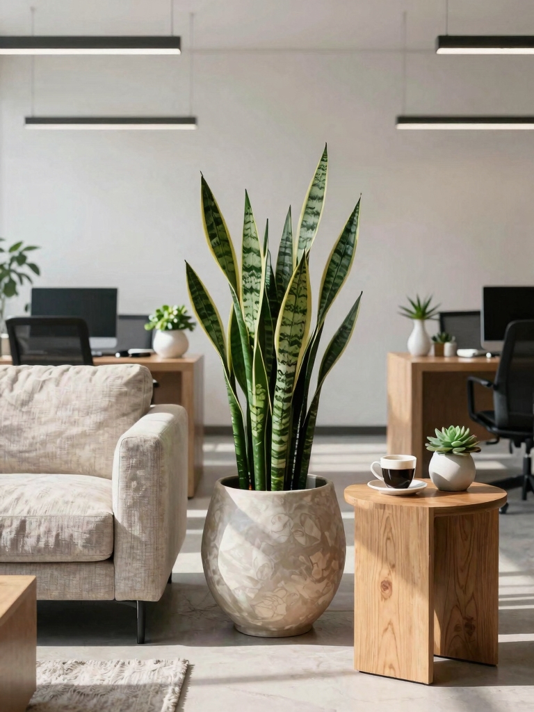vibrant low maintenance plant space
