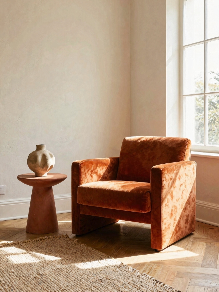 warm earthy accents first