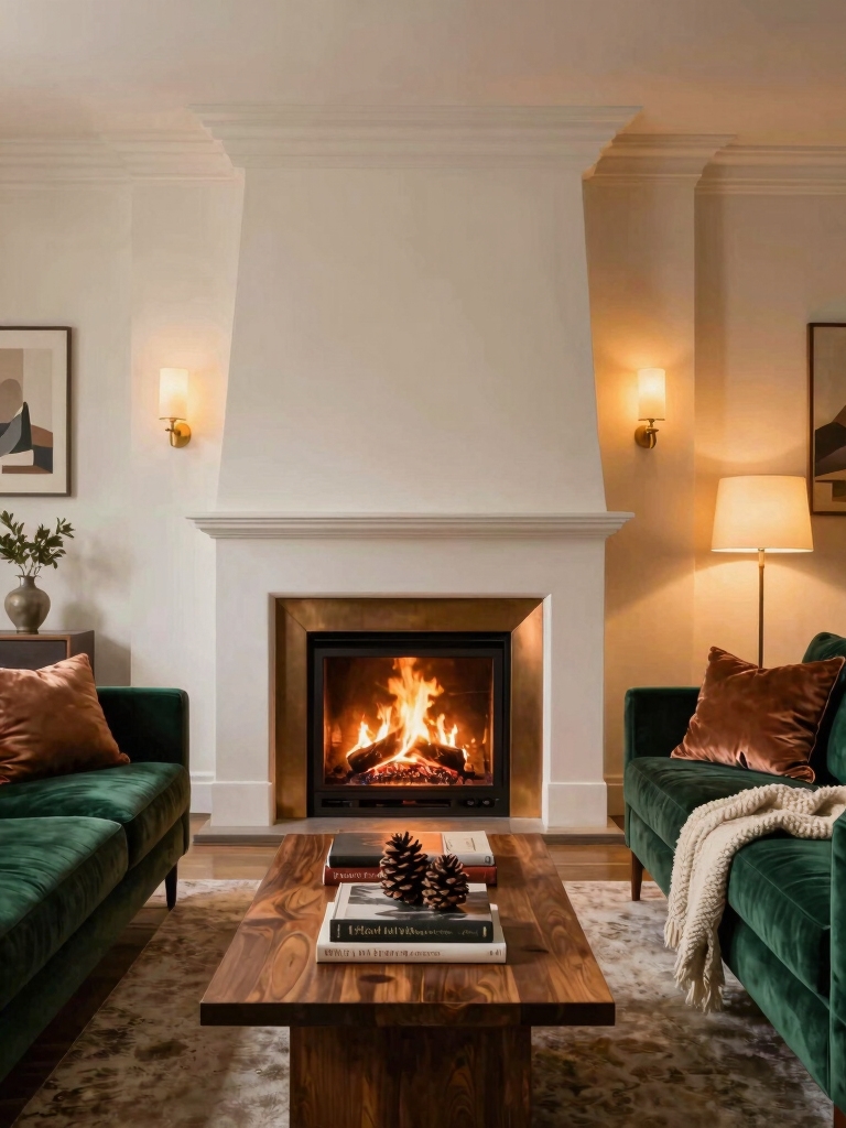 warm lighting for coziness