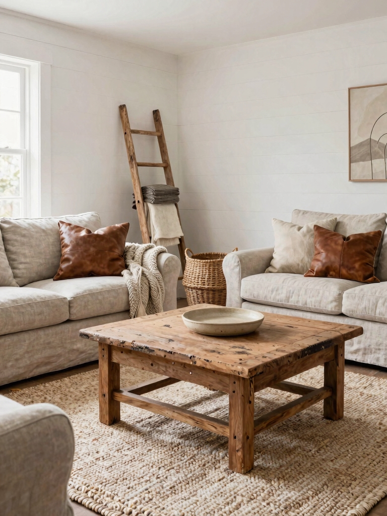 warm neutral farmhouse backdrop