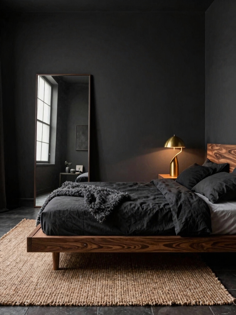 warm wood dark neutrals