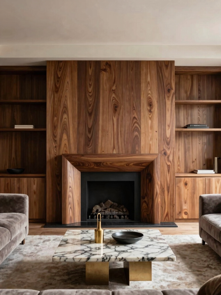 warm wood paneling magic